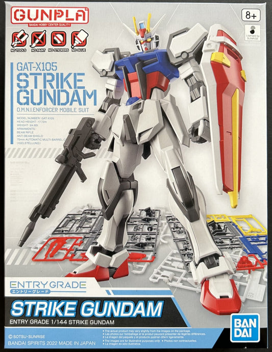 Bandai ENTRY GRADE 1/144 Strike Gundam Plastic Model