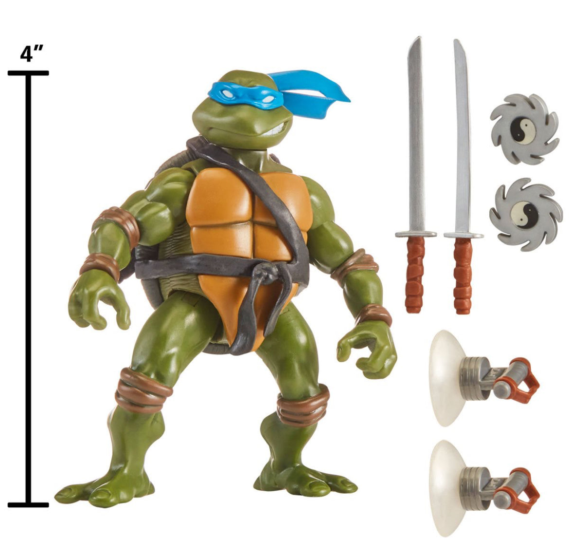 Teenage Mutant Ninja Turtles Original Classic Basic Action Figure Leonardo