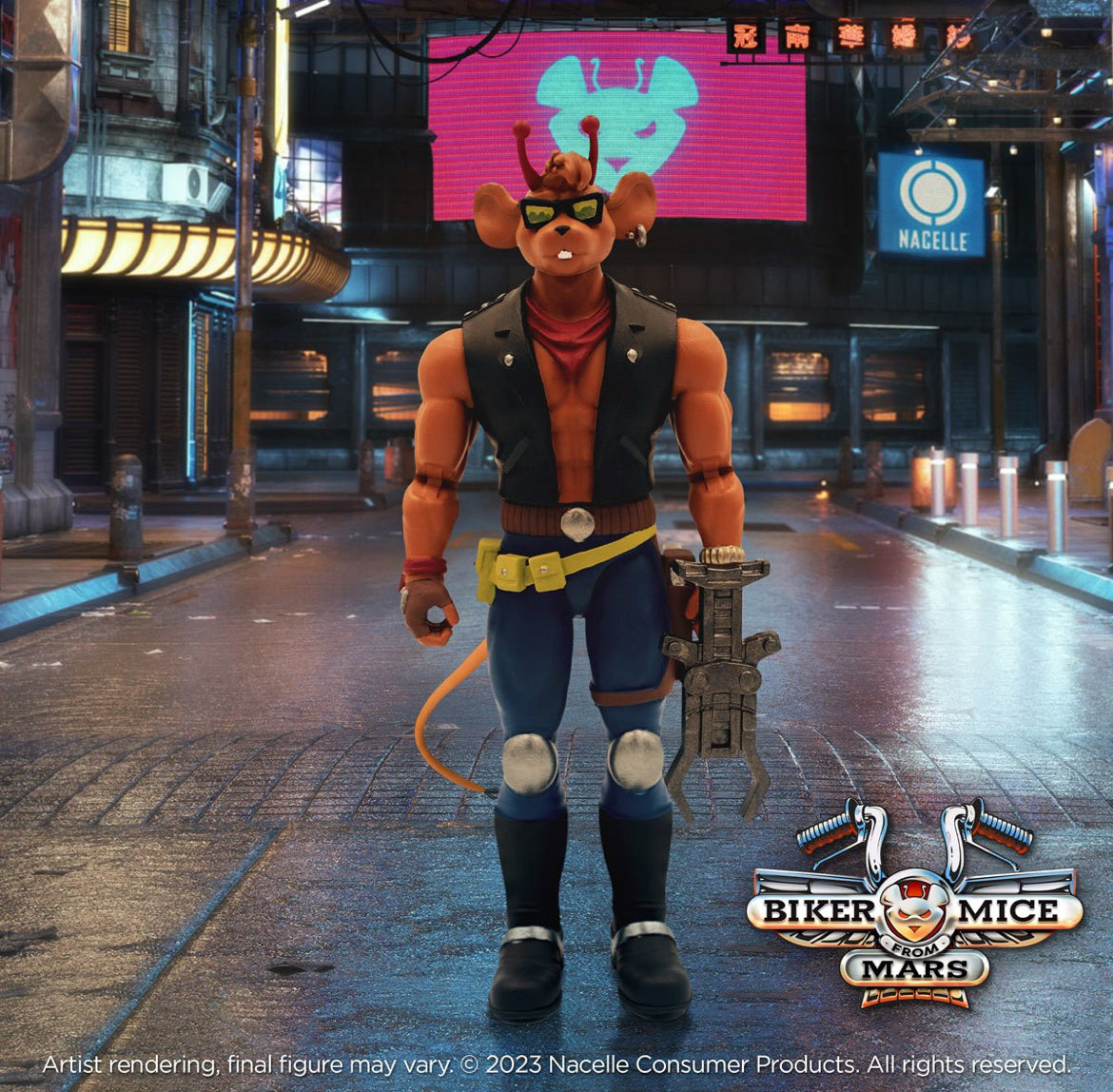 Biker Mice from Mars Throttle 7-Inch Scale Action Figures
