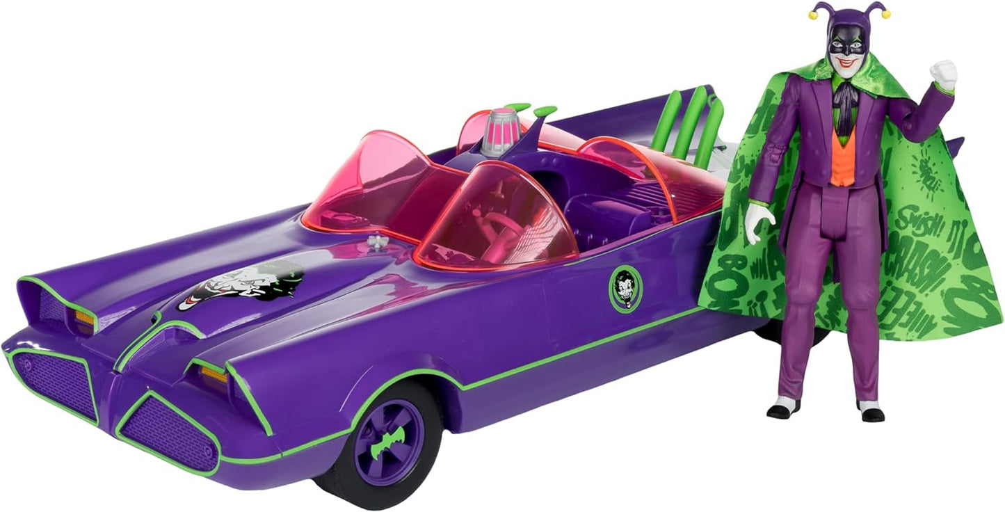 DC Retro Batmobile & The Joker (Batman 66')