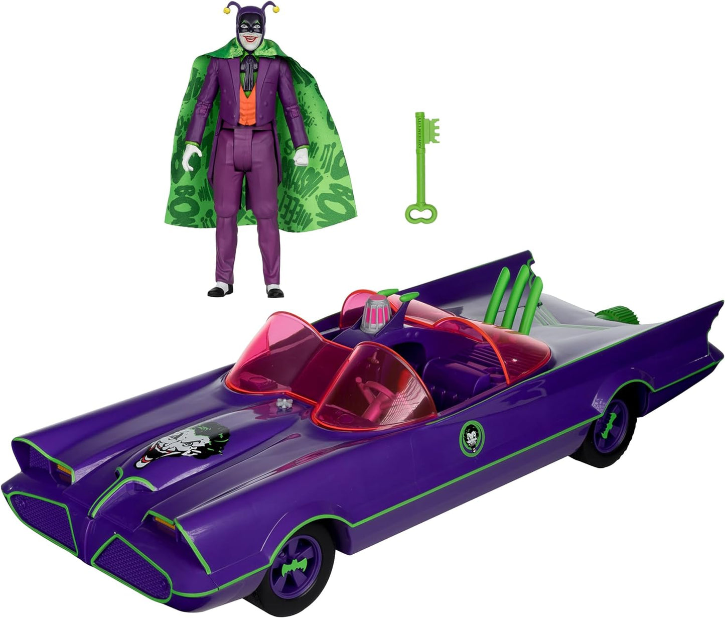 DC Retro Batmobile & The Joker (Batman 66')