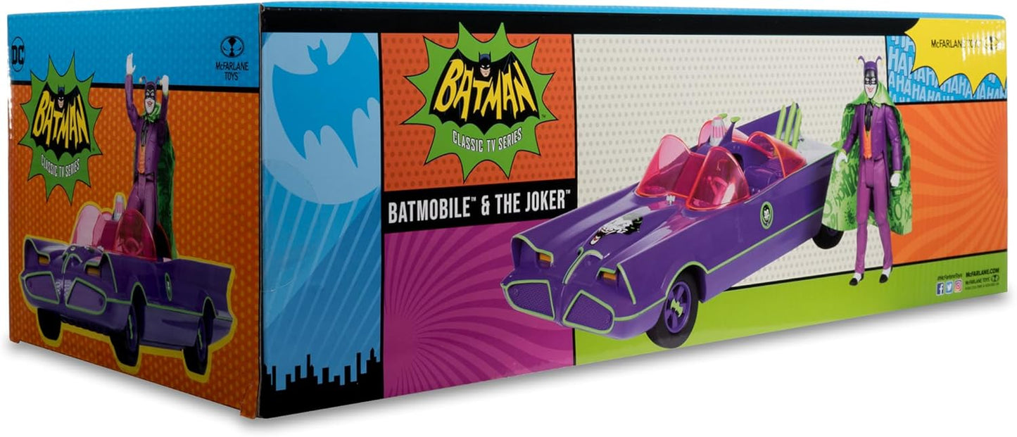 DC Retro Batmobile & The Joker (Batman 66')