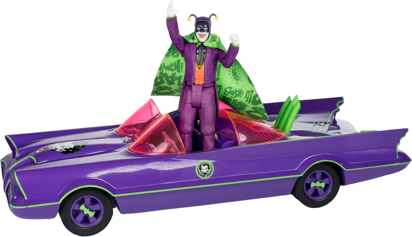 DC Retro Batmobile & The Joker (Batman 66')