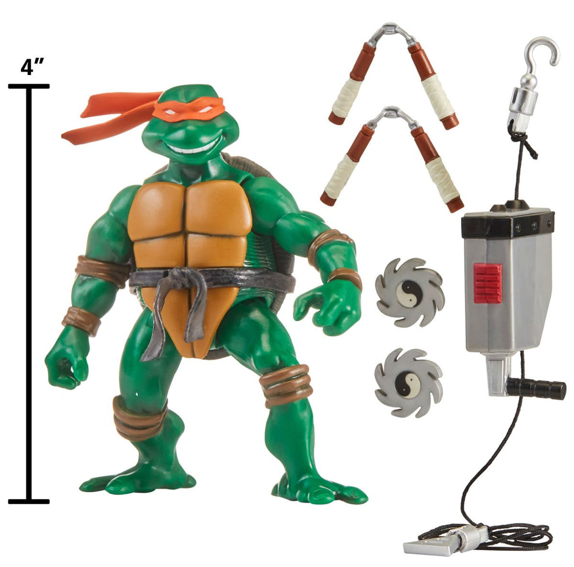 Teenage Mutant Ninja Turtles Original Classic Basic Action Figure Michelangelo
