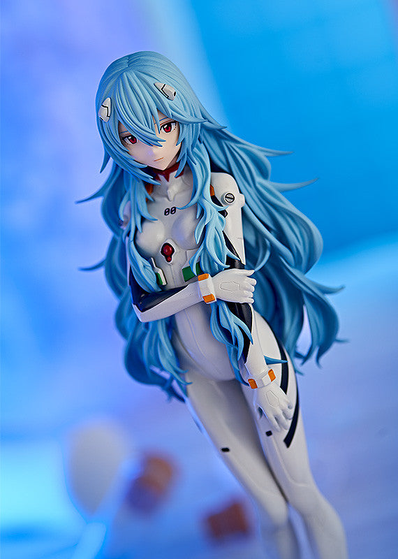 Rebuild of Evangelion Rei Long Hair Pop Up Parade Statue