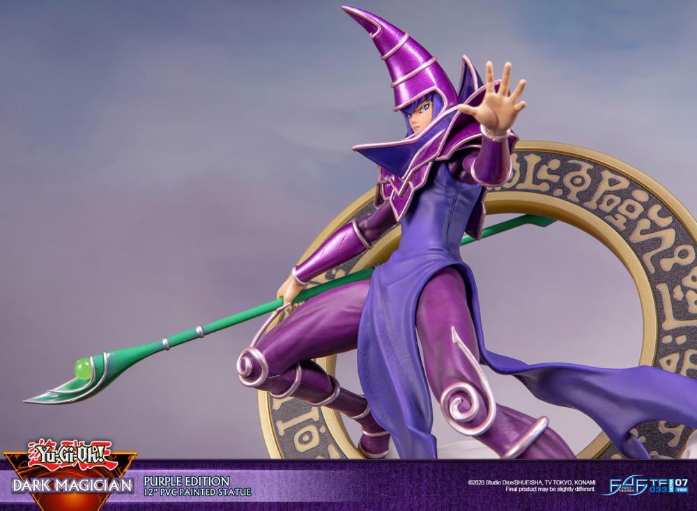 Yu-Gi-Oh! Dark Magician (Purple) Statue