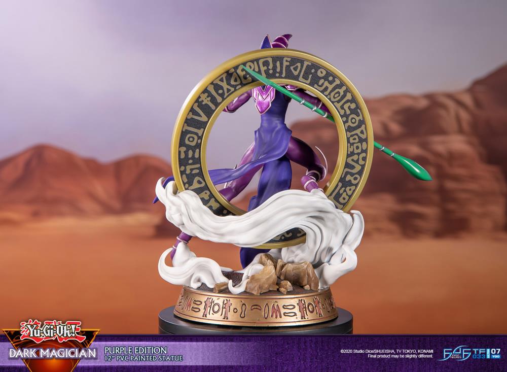 Yu-Gi-Oh! Dark Magician (Purple) Statue