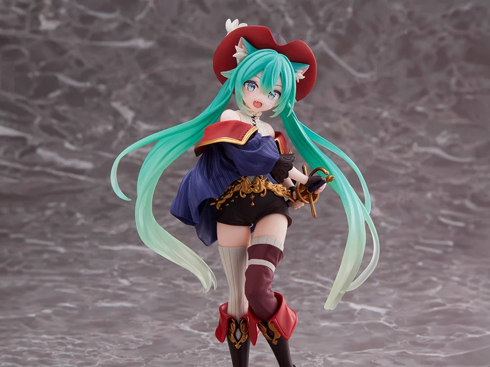 Vocaloid Hatsune Miku (Puss in Boots) Wonderland Figure (Reissue)