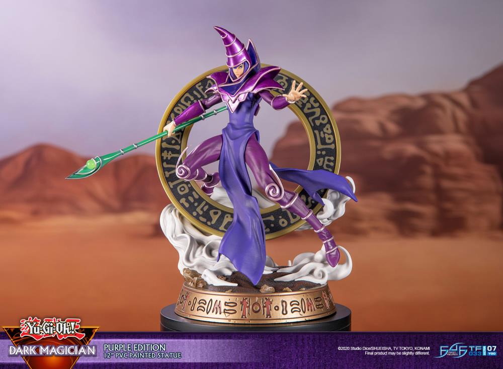 Yu-Gi-Oh! Dark Magician (Purple) Statue