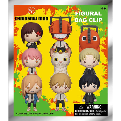 Chainsaw Man 3D Foam Bag Clip