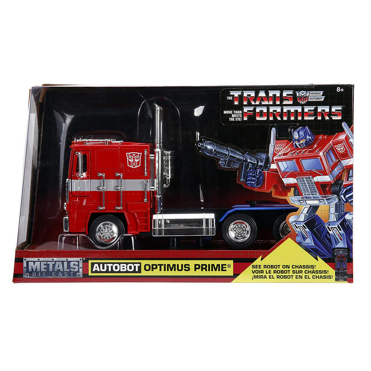 Transformers G1 Hollywood Rides Optimus Prime 1/24 Scale Vehicle