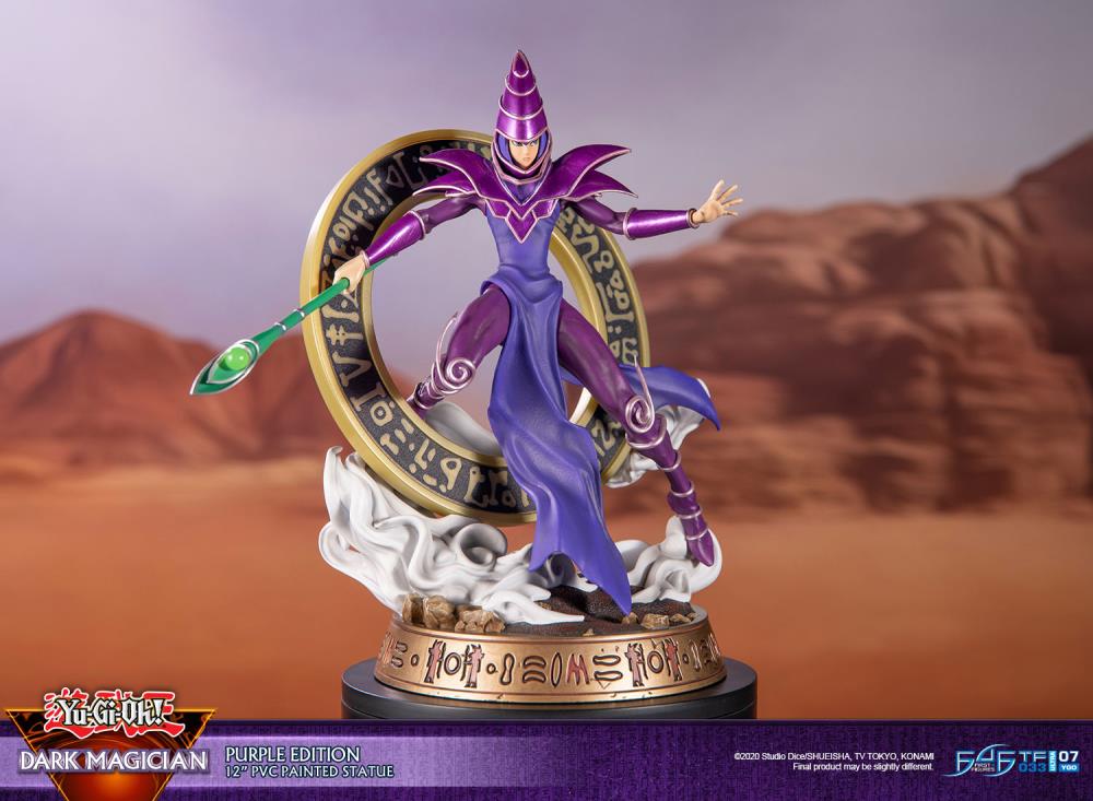 Yu-Gi-Oh! Dark Magician (Purple) Statue