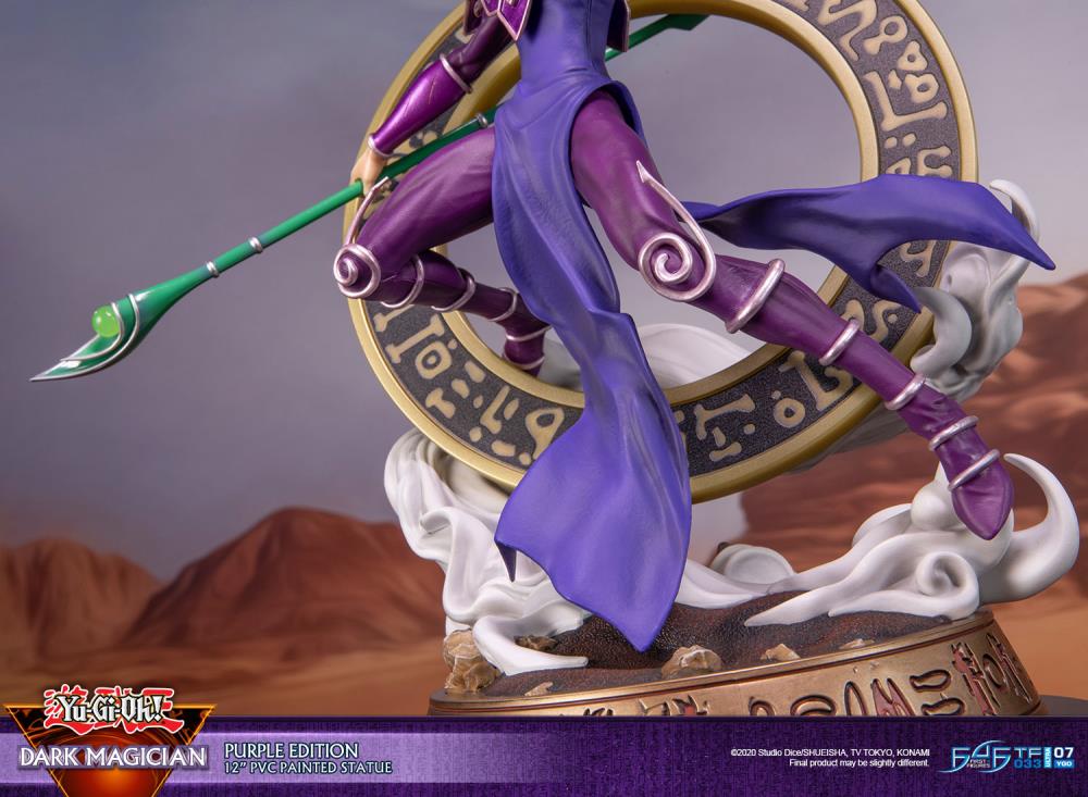 Yu-Gi-Oh! Dark Magician (Purple) Statue
