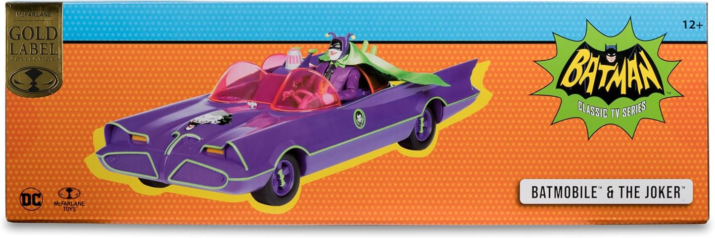 DC Retro Batmobile & The Joker (Batman 66')