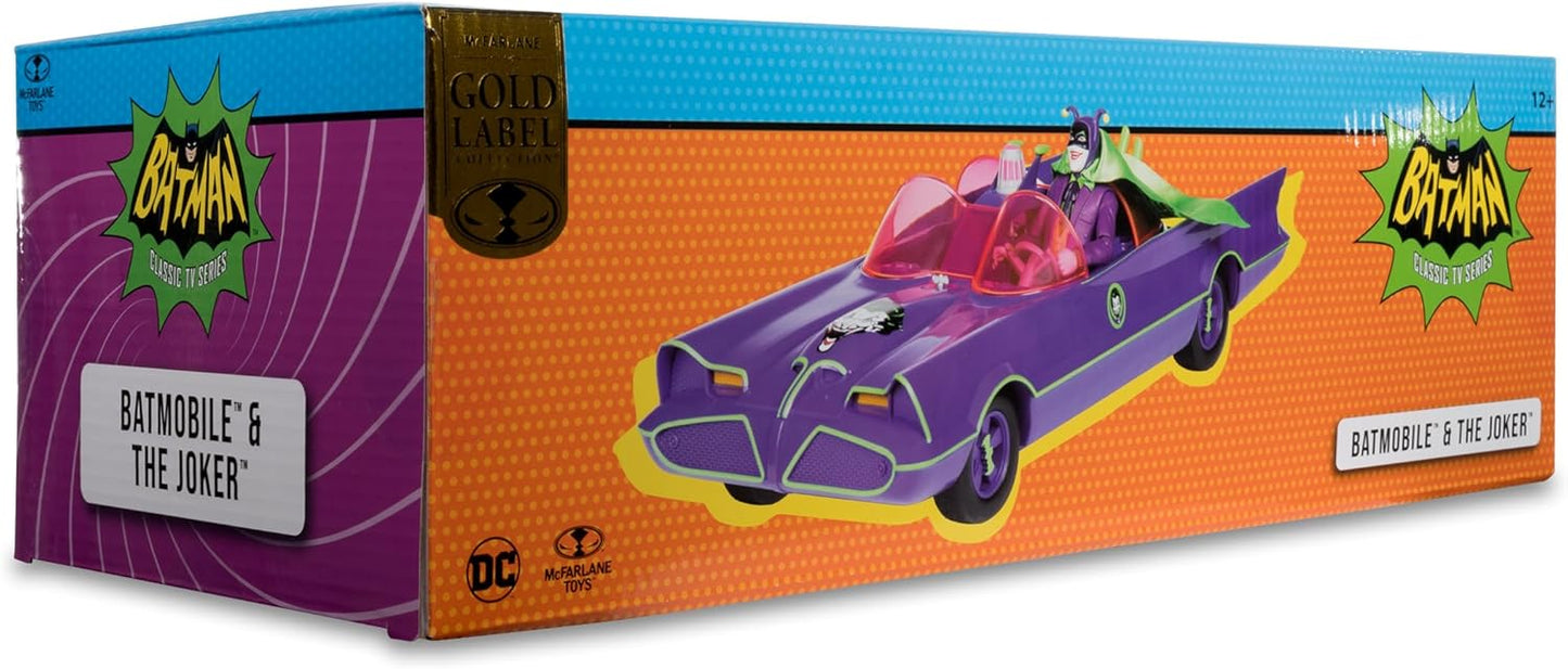 DC Retro Batmobile & The Joker (Batman 66')