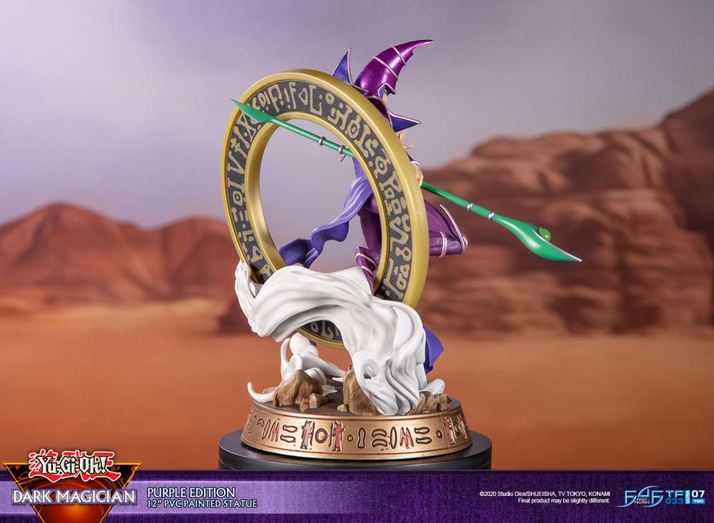 Yu-Gi-Oh! Dark Magician (Purple) Statue
