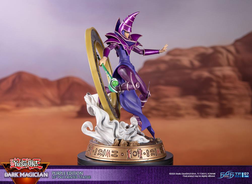 Yu-Gi-Oh! Dark Magician (Purple) Statue