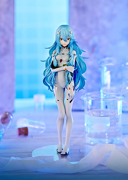 Rebuild of Evangelion Rei Long Hair Pop Up Parade Statue