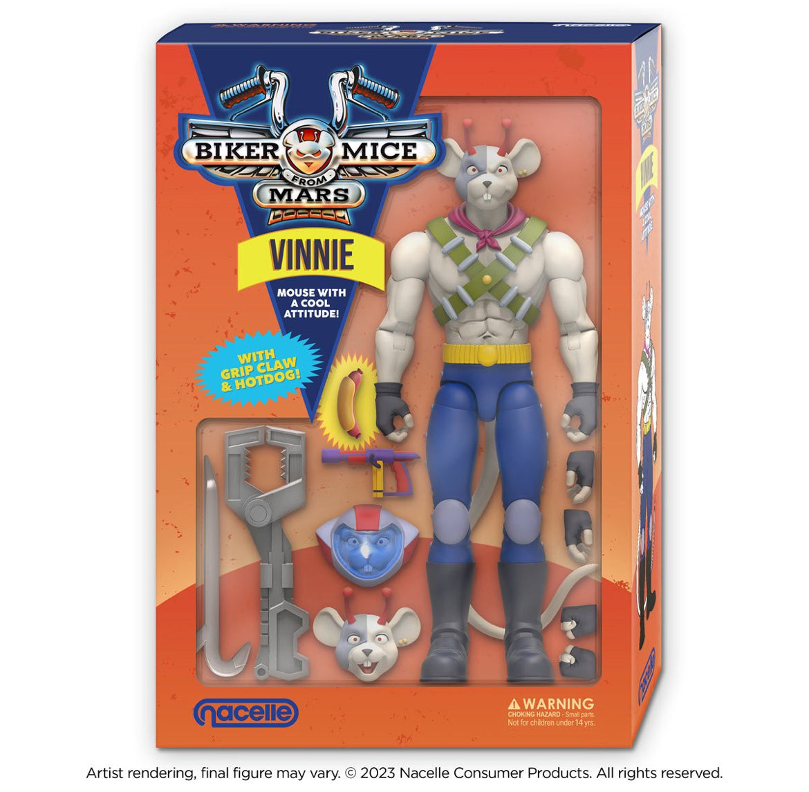 Biker Mice from Mars Vinnie 7-Inch Scale Action Figures