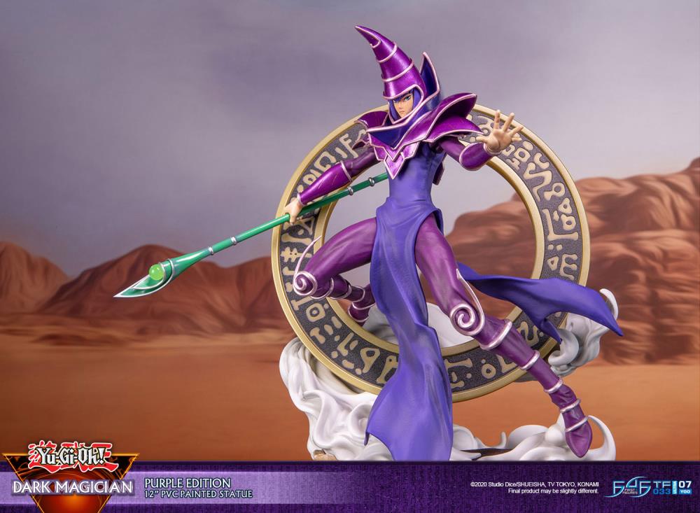 Yu-Gi-Oh! Dark Magician (Purple) Statue