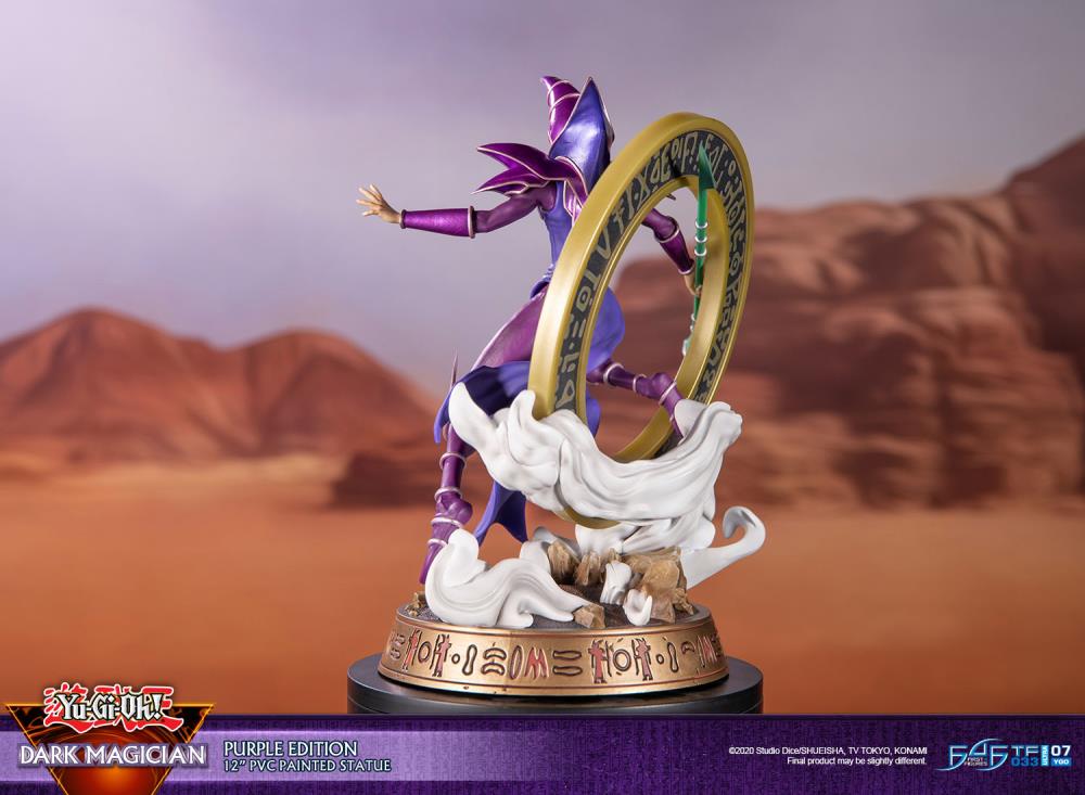 Yu-Gi-Oh! Dark Magician (Purple) Statue