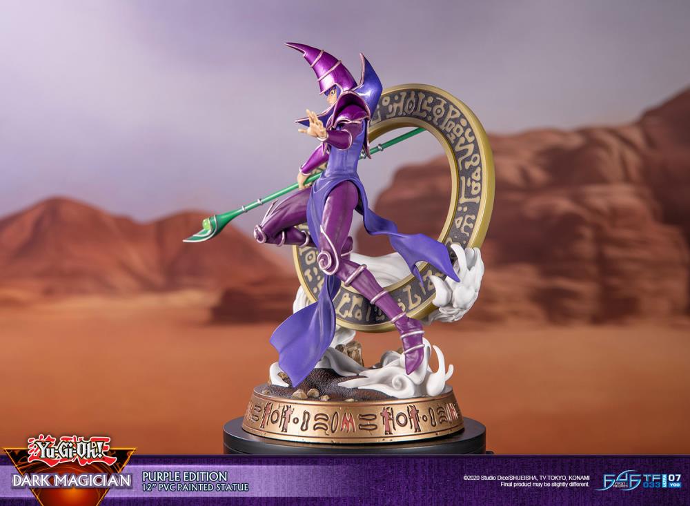 Yu-Gi-Oh! Dark Magician (Purple) Statue